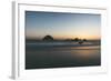 Bandon Sunset Silhouettes, Oregon Coast-Vincent James-Framed Photographic Print