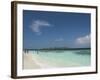 Bandos from the White Sand Beach, Island of Kuda Bandos, North Male Atoll, Maldives-Cindy Miller Hopkins-Framed Photographic Print