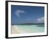 Bandos from the White Sand Beach, Island of Kuda Bandos, North Male Atoll, Maldives-Cindy Miller Hopkins-Framed Photographic Print