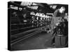 Bandsaws Being Sharpened at Slack Sellars and Co, Sheffield, South Yorkshire, 1963-Michael Walters-Stretched Canvas