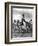 Bandsmen of the Northern Rhodesia Regiment Beat a Military Tattoo, Zimbabwe, Africa, 1936-null-Framed Giclee Print