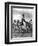 Bandsmen of the Northern Rhodesia Regiment Beat a Military Tattoo, Zimbabwe, Africa, 1936-null-Framed Giclee Print