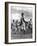 Bandsmen of the Northern Rhodesia Regiment Beat a Military Tattoo, Zimbabwe, Africa, 1936-null-Framed Giclee Print