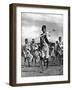 Bandsmen of the Northern Rhodesia Regiment Beat a Military Tattoo, Zimbabwe, Africa, 1936-null-Framed Giclee Print