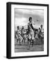 Bandsmen of the Northern Rhodesia Regiment Beat a Military Tattoo, Zimbabwe, Africa, 1936-null-Framed Giclee Print