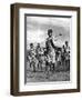 Bandsmen of the Northern Rhodesia Regiment Beat a Military Tattoo, Zimbabwe, Africa, 1936-null-Framed Premium Giclee Print