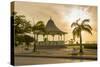 Bandstand and Brownes Beach, Bridgetown, St. Michael, Barbados, West Indies, Caribbean, Central Ame-Frank Fell-Stretched Canvas