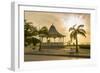 Bandstand and Brownes Beach, Bridgetown, St. Michael, Barbados, West Indies, Caribbean, Central Ame-Frank Fell-Framed Photographic Print