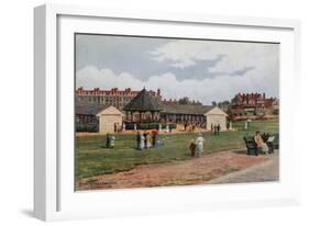 Bandstand and Shelter, Littlehampton-Alfred Robert Quinton-Framed Giclee Print