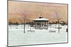 Bandstand, Branch Brook Park, Newark, New Jersey-null-Mounted Art Print