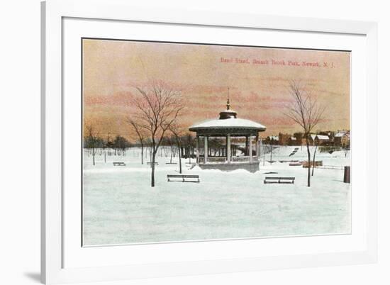 Bandstand, Branch Brook Park, Newark, New Jersey-null-Framed Premium Giclee Print