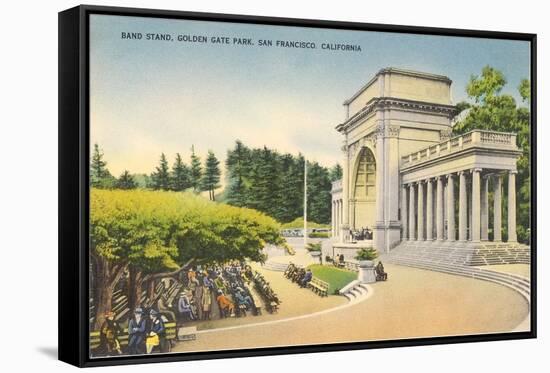 Bandstand, Golden Gate Park, San Francisco, California-null-Framed Stretched Canvas