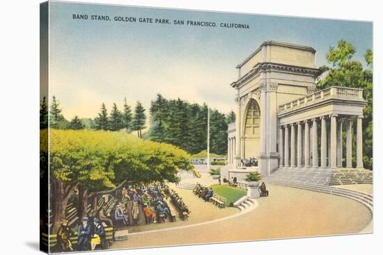 Bandstand, Golden Gate Park, San Francisco, California-null-Stretched Canvas