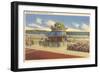 Bandstand, Hampton Beach, New Hampshire-null-Framed Art Print