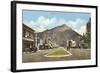 Banff Avenue, Alberta-null-Framed Art Print