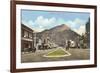 Banff Avenue, Alberta-null-Framed Art Print