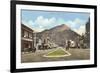 Banff Avenue, Alberta-null-Framed Art Print