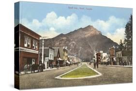 Banff Avenue, Alberta-null-Stretched Canvas