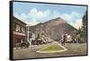 Banff Avenue, Alberta-null-Framed Stretched Canvas