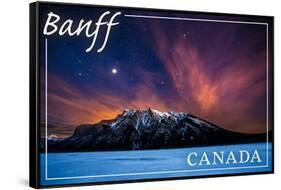 Banff, Canada - Minnewanka Lake-Lantern Press-Framed Stretched Canvas
