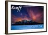 Banff, Canada - Minnewanka Lake-Lantern Press-Framed Art Print