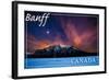 Banff, Canada - Minnewanka Lake-Lantern Press-Framed Art Print