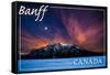 Banff, Canada - Minnewanka Lake-Lantern Press-Framed Stretched Canvas