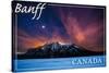 Banff, Canada - Minnewanka Lake-Lantern Press-Stretched Canvas