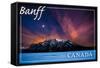 Banff, Canada - Minnewanka Lake-Lantern Press-Framed Stretched Canvas