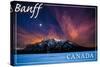 Banff, Canada - Minnewanka Lake-Lantern Press-Stretched Canvas