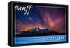 Banff, Canada - Minnewanka Lake-Lantern Press-Framed Stretched Canvas