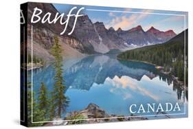 Banff, Canada - Moraine Lake-Lantern Press-Stretched Canvas