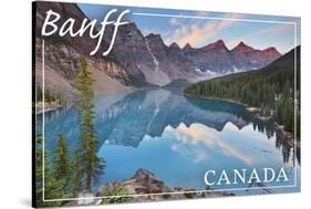 Banff, Canada - Moraine Lake-Lantern Press-Stretched Canvas