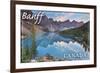 Banff, Canada - Moraine Lake-Lantern Press-Framed Art Print