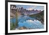 Banff, Canada - Moraine Lake-Lantern Press-Framed Art Print