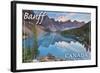 Banff, Canada - Moraine Lake-Lantern Press-Framed Art Print