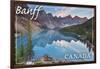 Banff, Canada - Moraine Lake-Lantern Press-Framed Art Print