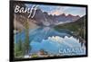 Banff, Canada - Moraine Lake-Lantern Press-Framed Art Print