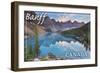 Banff, Canada - Moraine Lake-Lantern Press-Framed Art Print