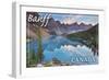 Banff, Canada - Moraine Lake-Lantern Press-Framed Art Print