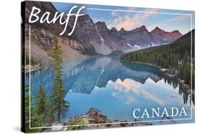 Banff, Canada - Moraine Lake-Lantern Press-Stretched Canvas