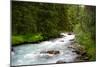 Banff Glacial River Photo Print Poster-null-Mounted Poster