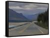 Banff Highway-Tom Hughes-Framed Stretched Canvas