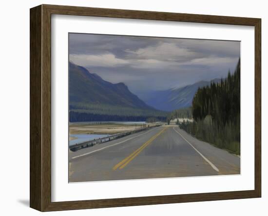 Banff Highway-Tom Hughes-Framed Giclee Print