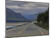 Banff Highway-Tom Hughes-Mounted Giclee Print