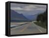 Banff Highway-Tom Hughes-Framed Stretched Canvas