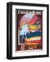 Banff in the Canadian Rockies - Lake Louise, Banff National Park - Canadian Pacific Railway Company-James Crockart-Framed Art Print