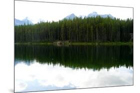 Banff Lake Landscape Photo Print Poster-null-Mounted Poster