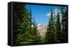 Banff Park Mountain Landscape Photo Print Poster-null-Framed Stretched Canvas