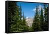 Banff Park Mountain Landscape Photo Print Poster-null-Framed Stretched Canvas